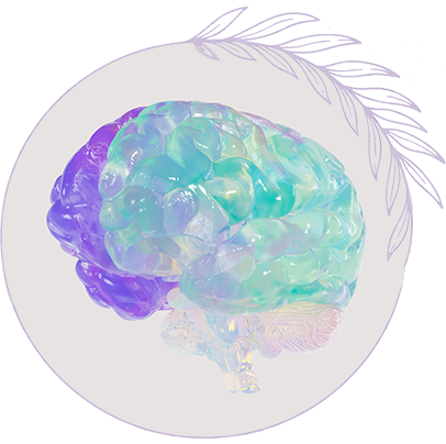 Cognitive Behavioral Therapy (CBT) Illustration of a brain representing cognitive behavioral therapy (CBT) and changing thought patterns for mental health