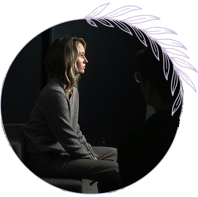 Internal Family Systems (IFS) Therapy Woman sitting in reflection, representing internal family systems therapy and connecting with inner parts